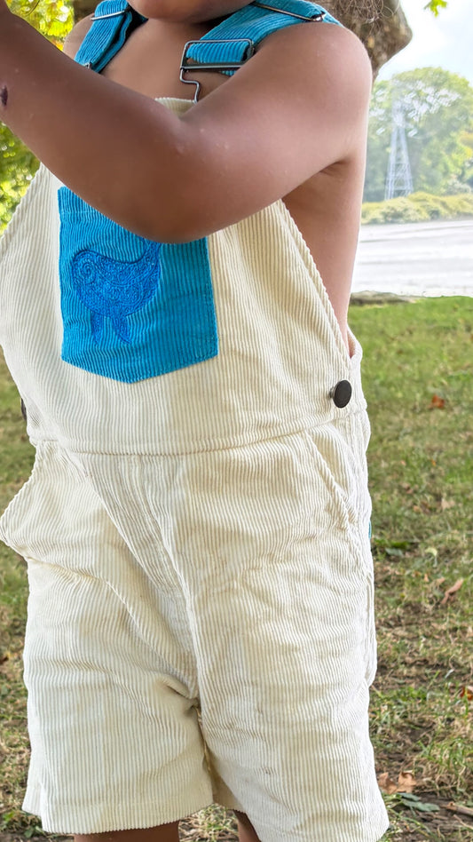 Tamariki Corduroy Overalls